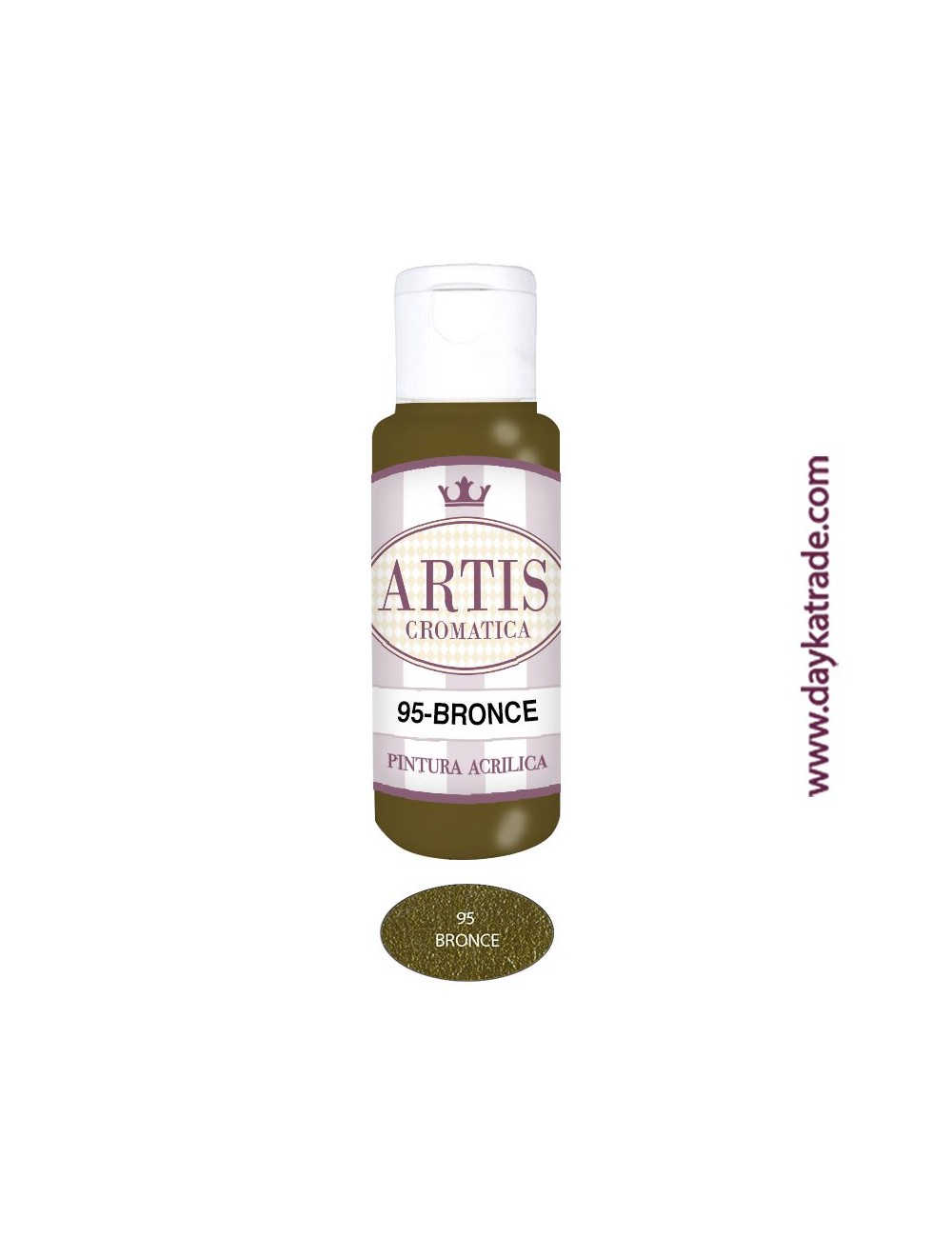 nº 95 bronce (60ml) pintura acrilica metalizada