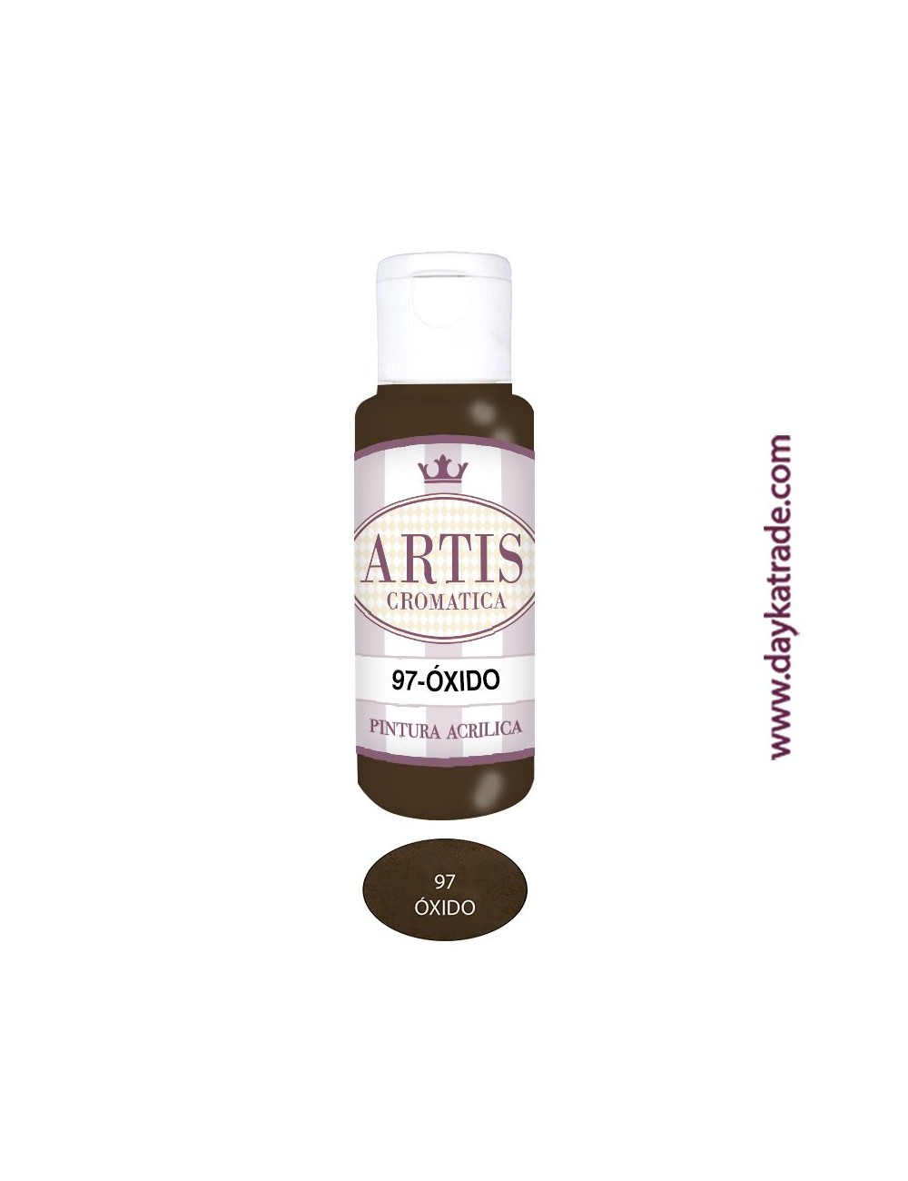 nº 97 óxido (60ml) pintura acrilica metalizada