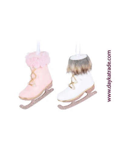 pack de 2 patines de hielo para colgar