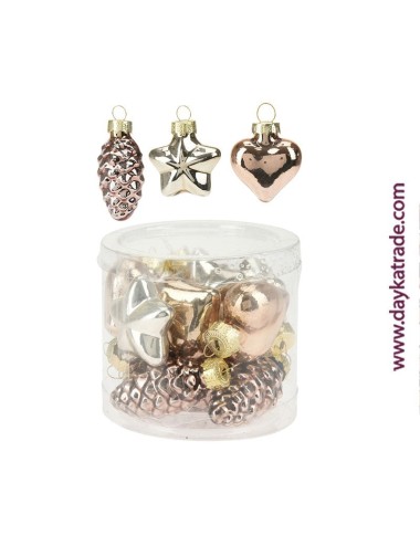 pack de decoración del árbol de Navidad ámbar
