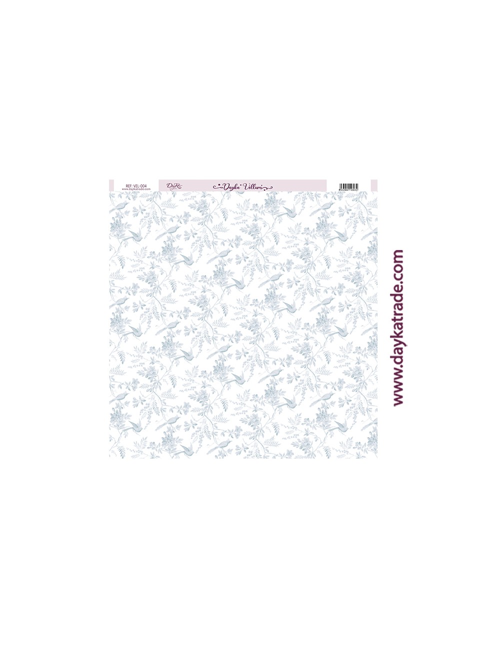 Papel vellum ramas y aves
