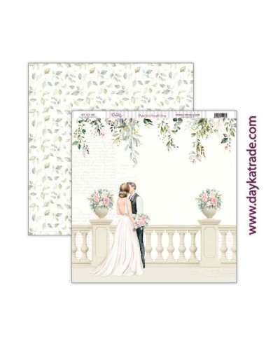 papel scrap boda colección Recién Casados