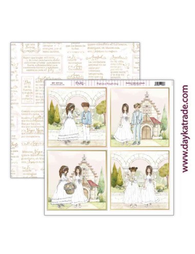 papel scrap colección "Bendiciones" Comunión
