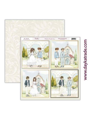 papel scrap colección "Bendiciones" Comunión