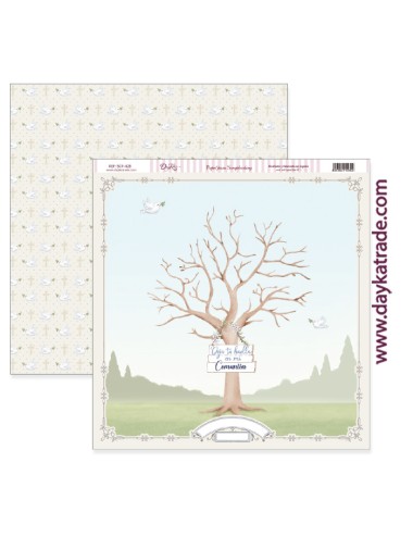 papel scrap Comunión niña - colección "Mi Primera Comunión"