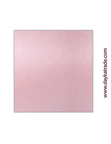 papel scrap metálico rosa pétalo
