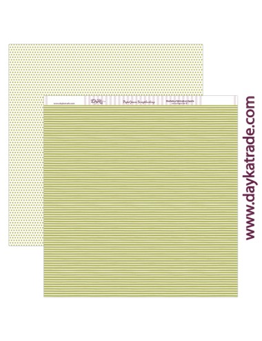 papel scrapbooking "Comunión niña fondo verde"