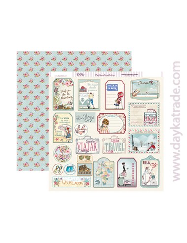 papel scrapbooking "etiquetas"