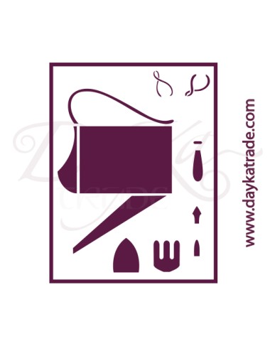 Plantilla de estarcido para decorar  "regadera"