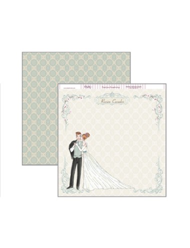 papel scrapbooking dayka "novios"