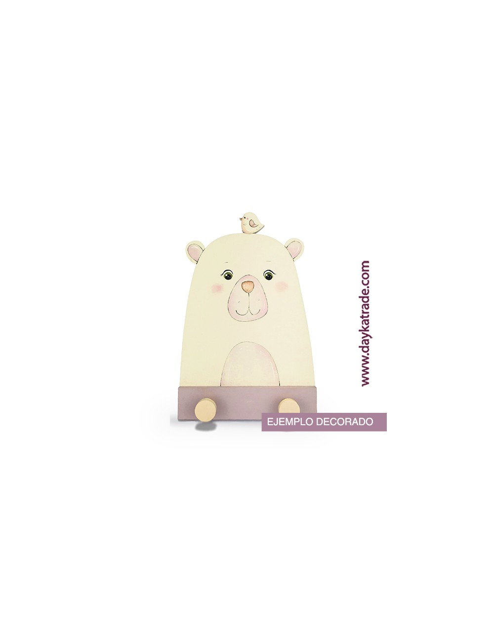 perchero infantil oso