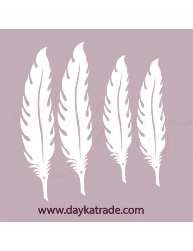 plumas set de 4