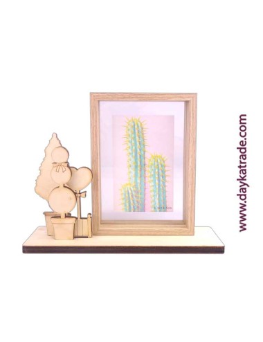 porta fotos con árboles