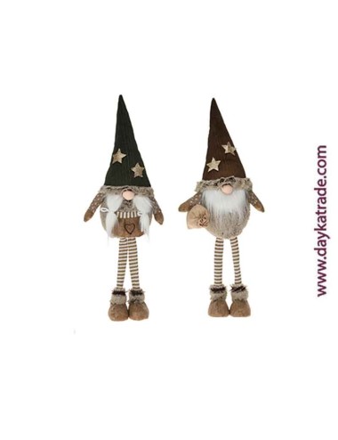 set de gnomos de pie verde y marrón