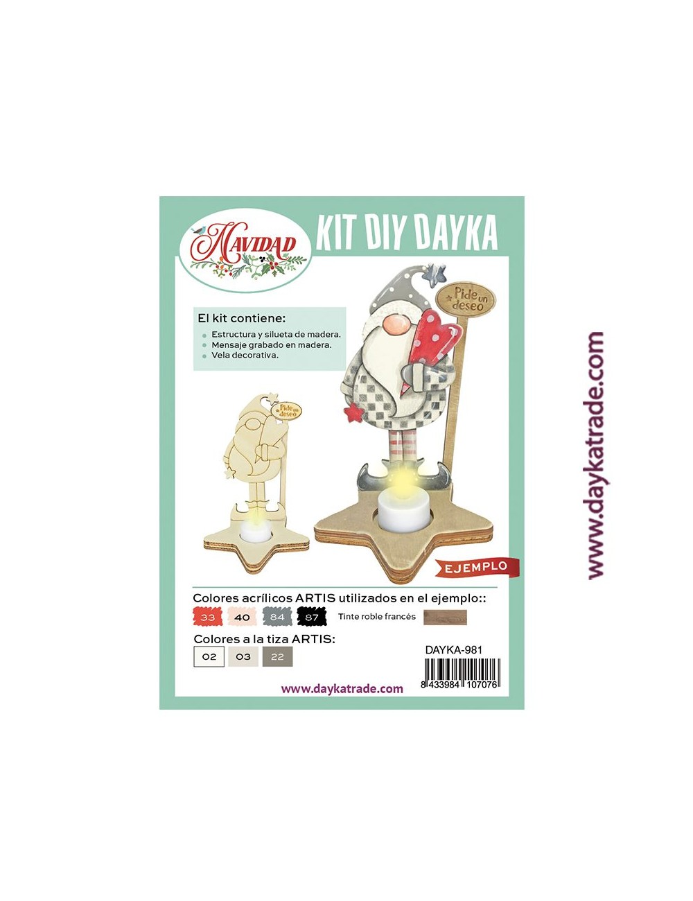 soporte vela gnomo