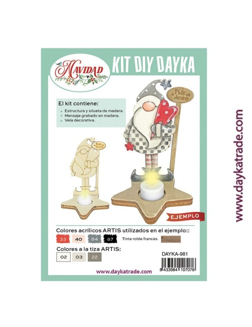 soporte vela gnomo