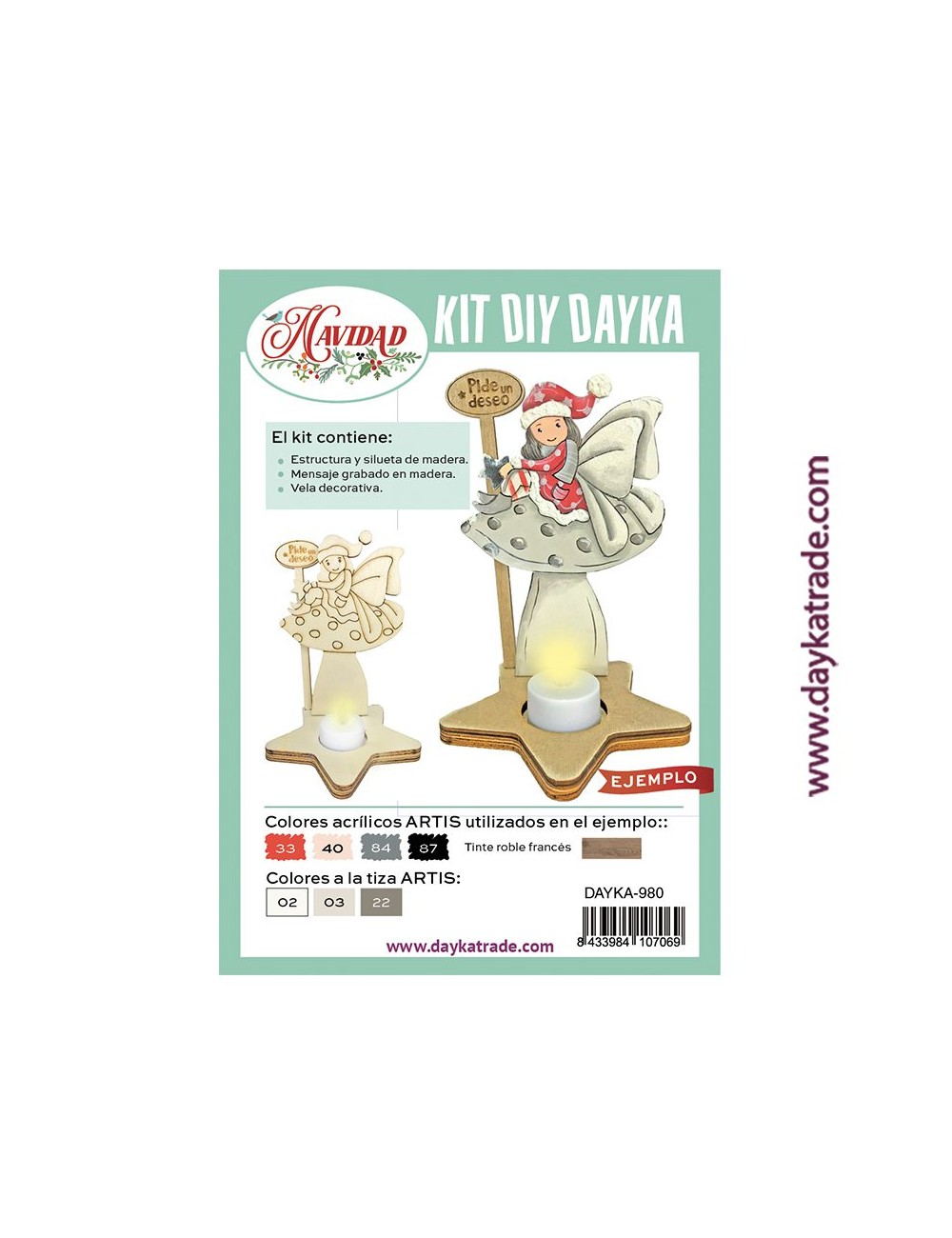 soporte vela hada