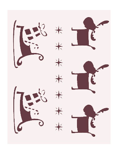 stencil A5 dayka