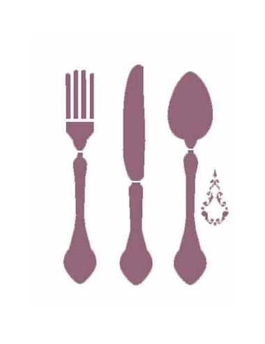 stencil A5 dayka  cubiertos