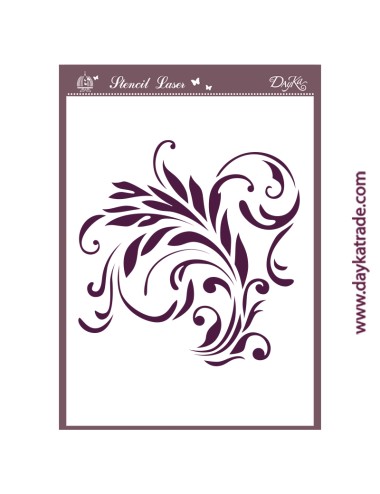 stencil A5 dayka "filigrana"