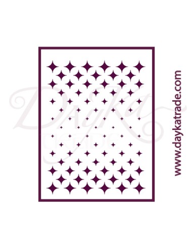 stencil A5 dayka fondo estrellas