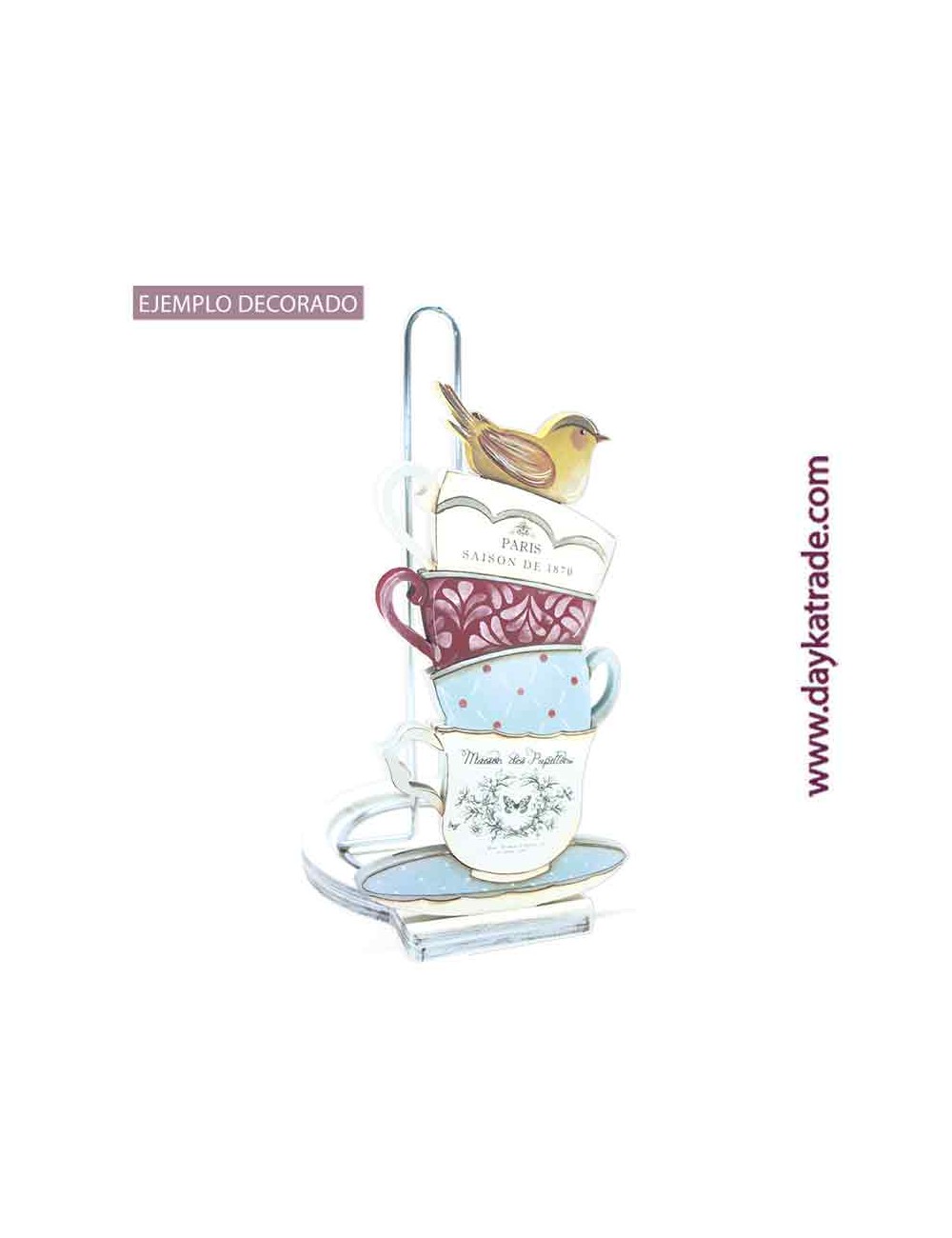 Portarrollos cocina tazas