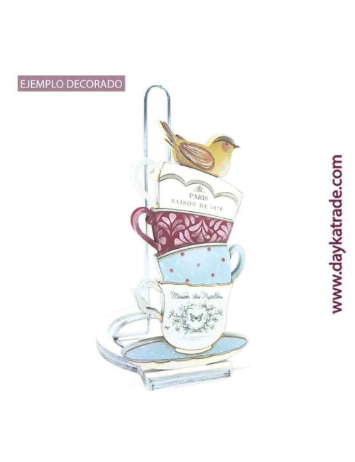Portarrollos cocina tazas