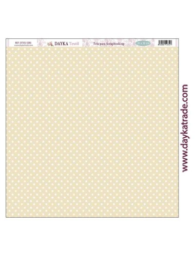 tela para scrapbooking ? fondo lunares amarillo ?En Comunión con la naturaleza?