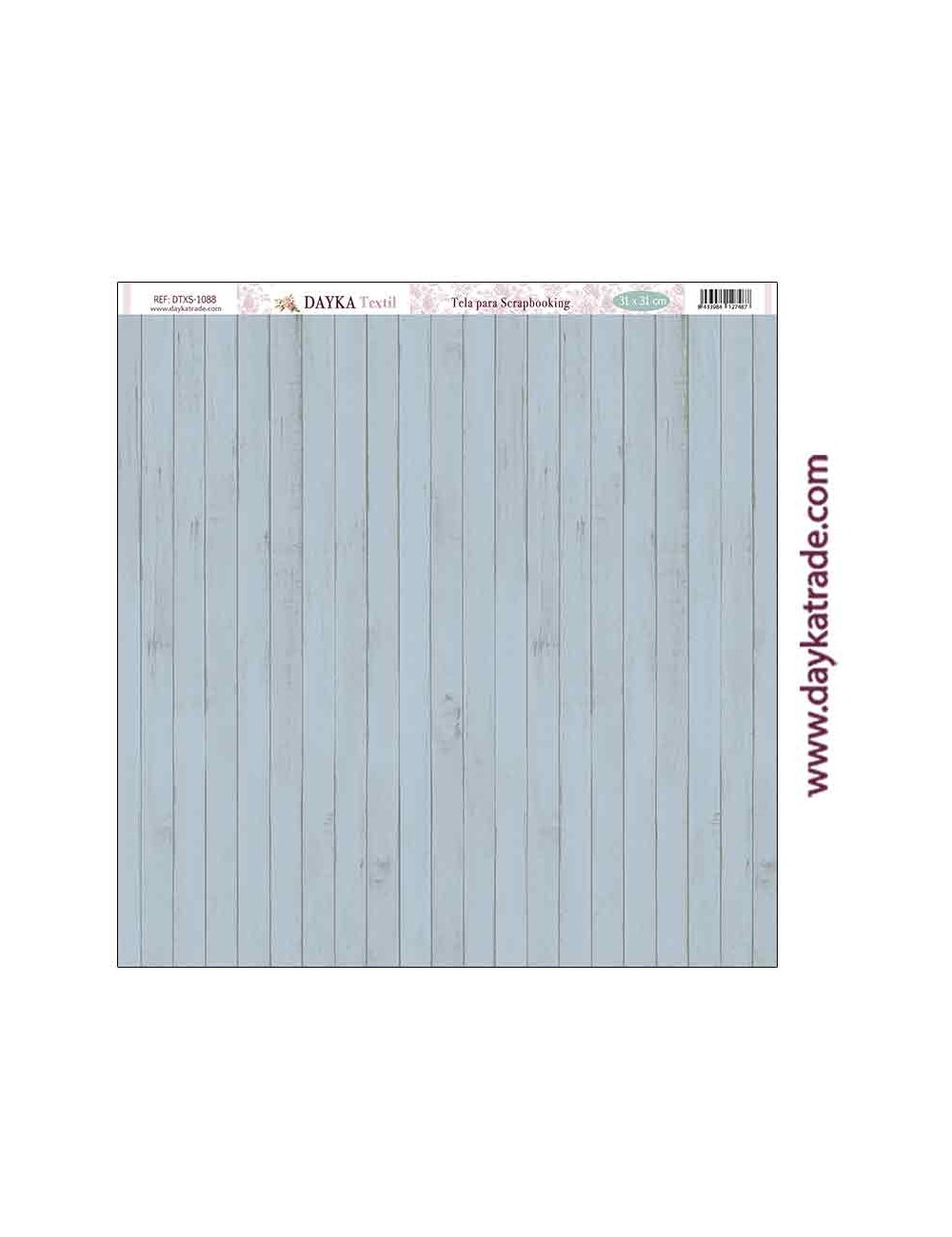 tela para scrapbooking fondo tablas de madera azul "En Comunión con la naturaleza"