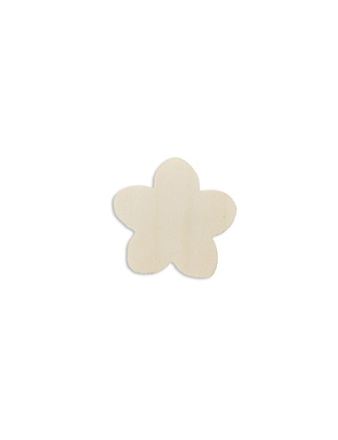tirador madera flor