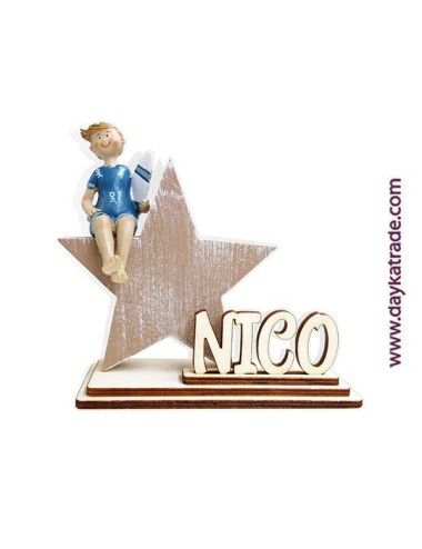 kit diy dayka "estrella con niño surfero y peana personalizada"
