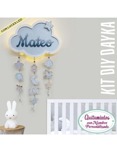 kit diy dayka "quitamiedos con nombre personalizado"