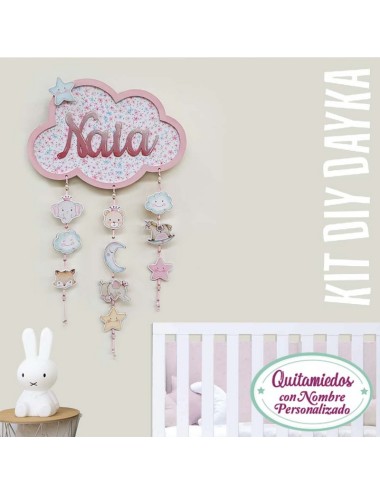 kit diy dayka "quitamiedos con nombre personalizado"