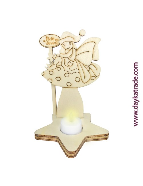 soporte vela hada