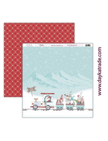 kit colección scrap "Contigo al Polo Norte" 12x12 pulgadas