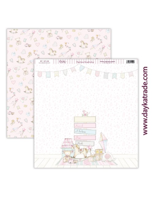 kit scrap bebé "Ha nacido una estrella" niña