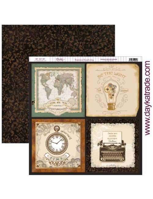 kit colección scrap "Antique Style?12x12 pulgadas