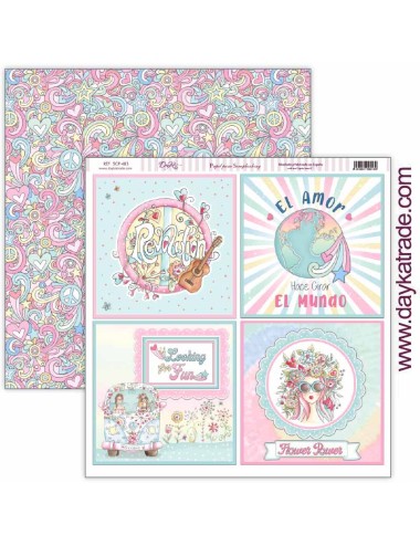 kit colección scrap "Be Happy" 12x12 pulgadas