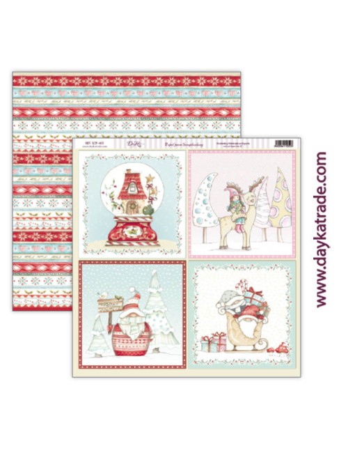 kit colección scrap "Contigo al Polo Norte" 12x12 pulgadas