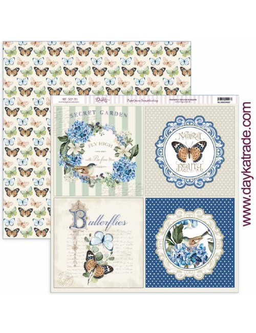 kit colección scrap "Nature in Blue?