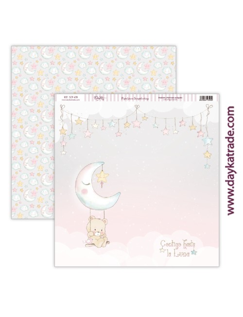 kit scrap bebé "Ha nacido una estrella" niña