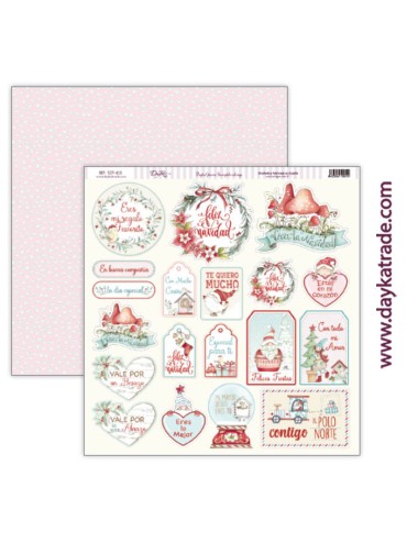 kit colección scrap "Contigo al Polo Norte" 12x12 pulgadas
