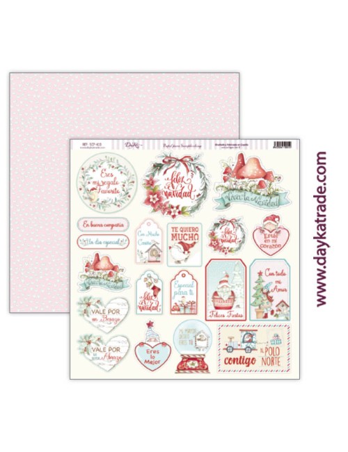 kit colección scrap "Contigo al Polo Norte" 12x12 pulgadas
