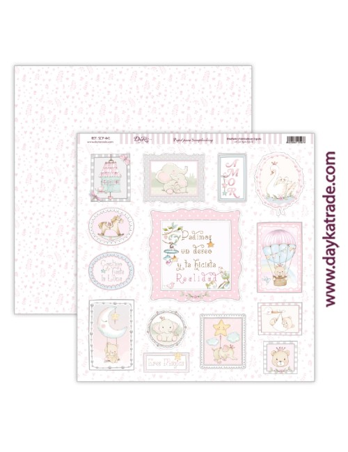 kit scrap bebé "Ha nacido una estrella" niña