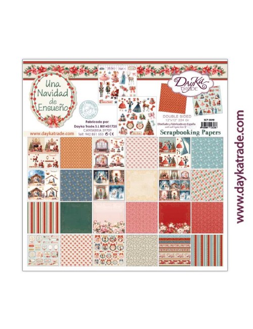 kit scrap colección "Una Navidad de ensueño"