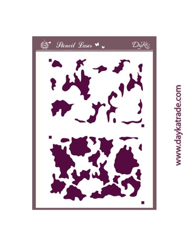 Stencil  A3 camuflaje  fases dayka