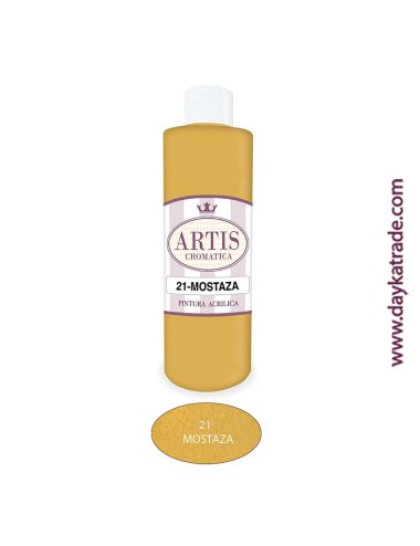 nº 21 mostaza pintura acrilica artis (250ml)