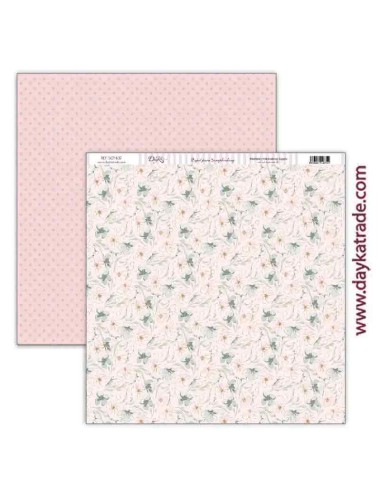 papel scrap flores colección "En Comunión con la naturaleza"