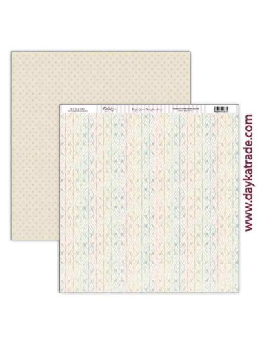 papel scrap geométrico colección "En Comunión con la naturaleza"
