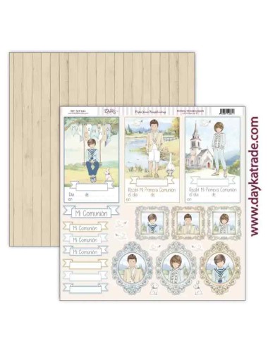 papel scrap marcos colección "En Comunión con la naturaleza"
